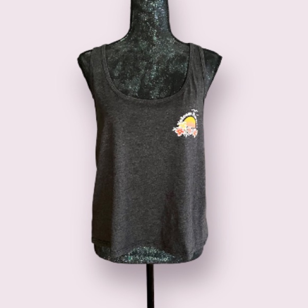 Volcom Hawaii Charcoal Gray Tank Top with Racer Back